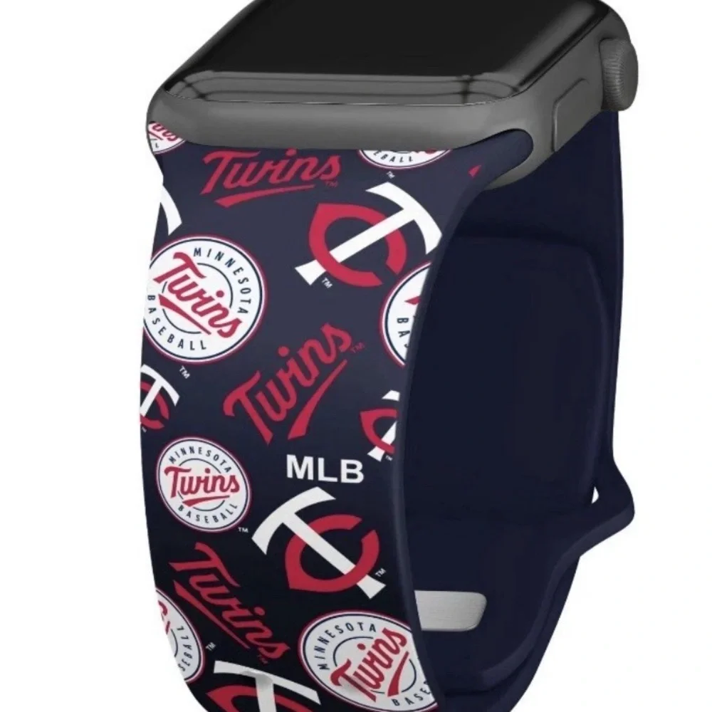 Game Time Minnesota Twins HD Watch Band Compatible with Apple Watch
